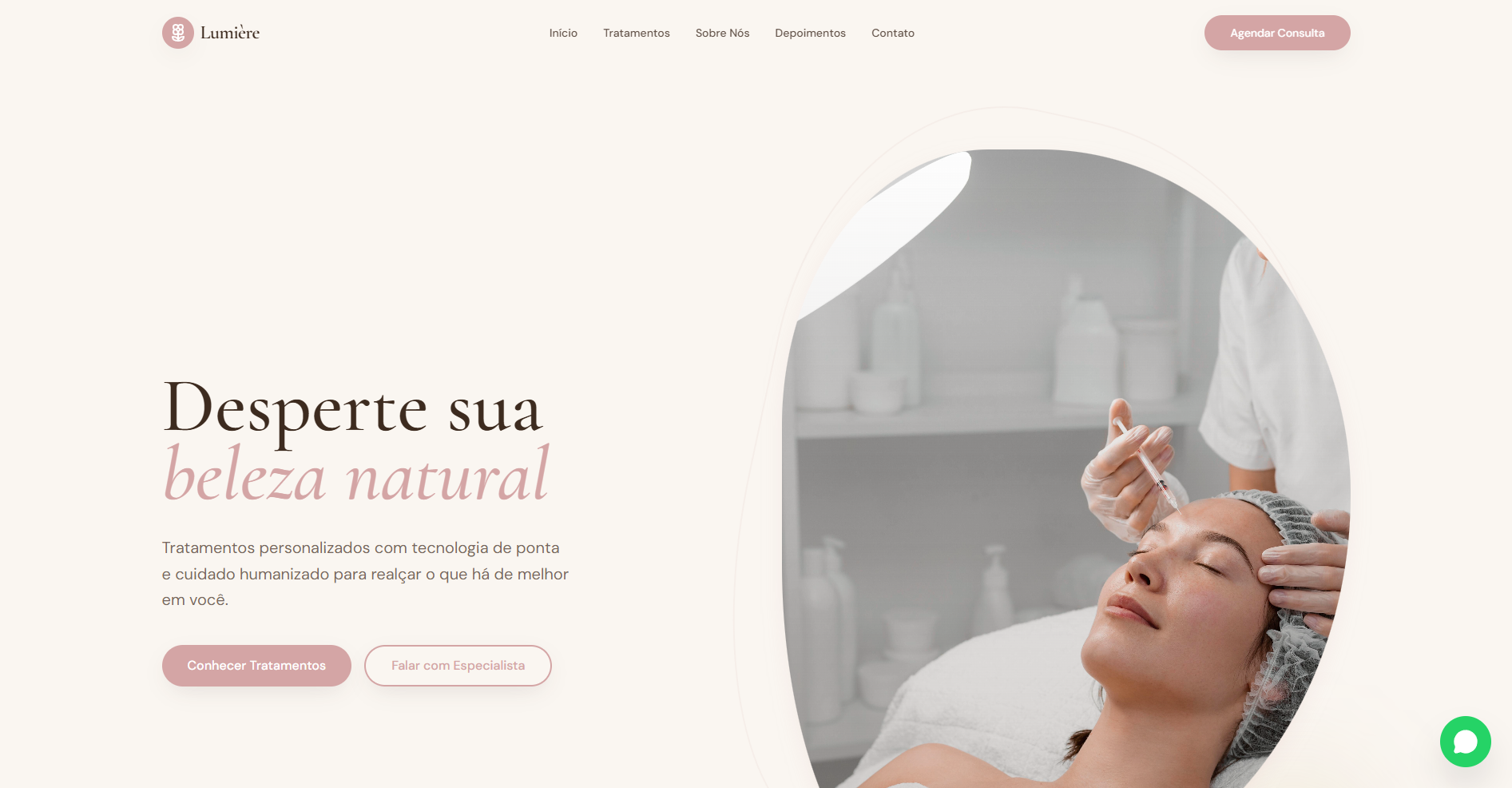 Clínica de Estética — Lumière